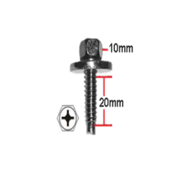 Μεταλλική Βίδα 34M Carklips CARKLIPS-METALLIKI-VIDA-34M-20MM