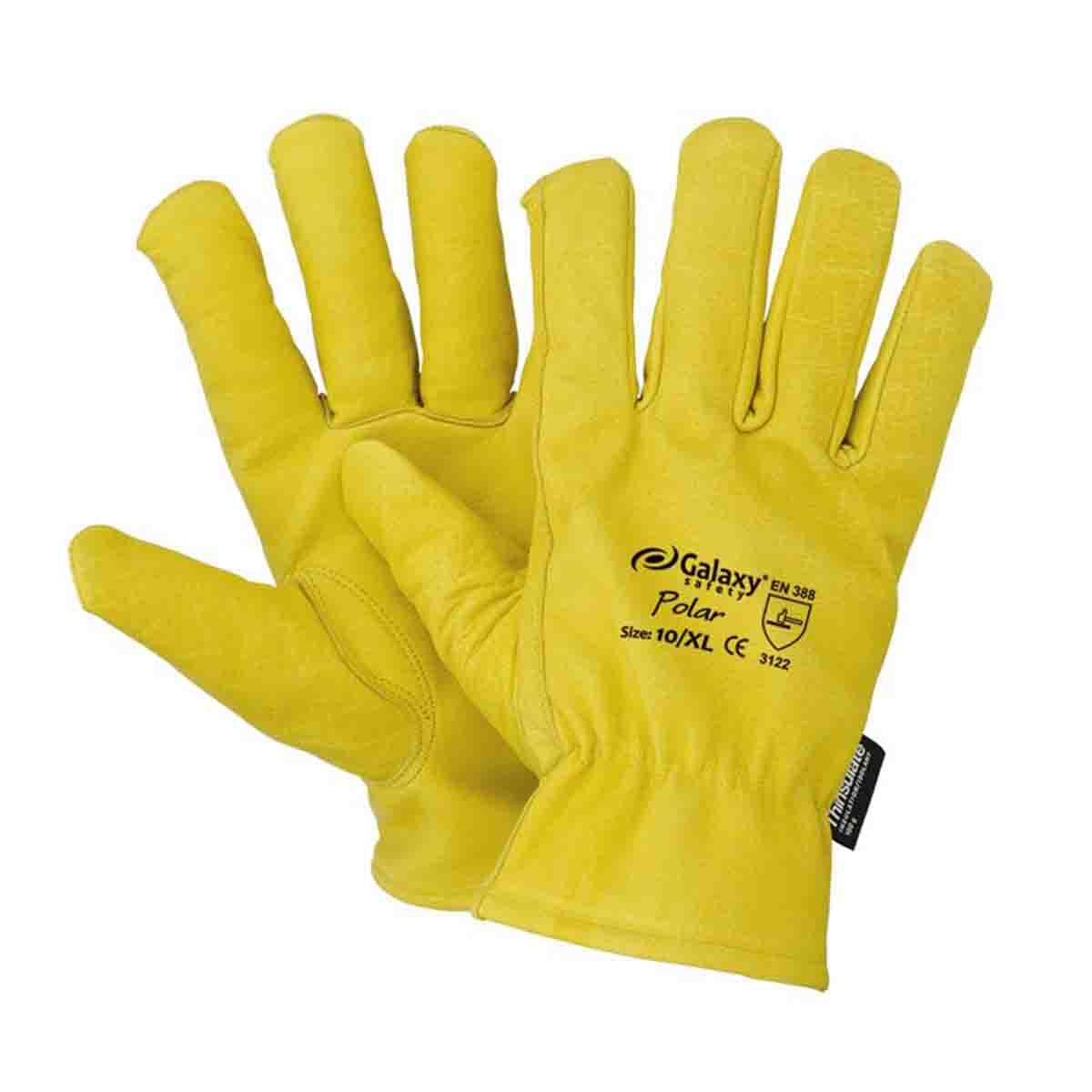 Galaxy Safety Polar Γάντια Δερμάτινα 257 με Επένδυση 3M Thinsulate